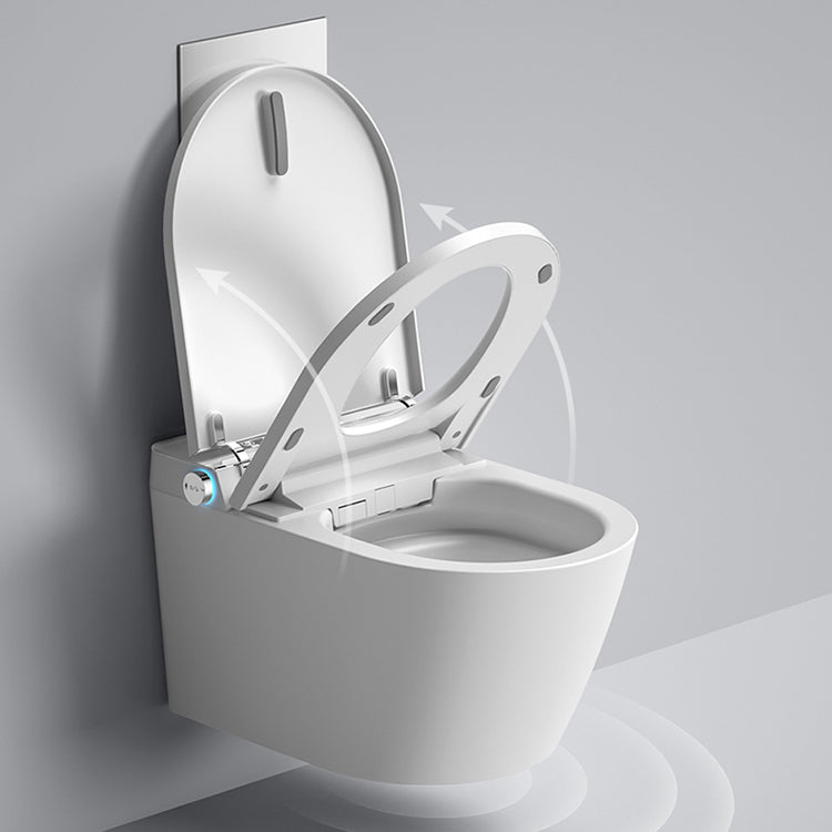 Modern White Wall Mount Urine Toilet Siphon Jet Toilet Bowl with Toilet Seat Clearhalo 'Bathroom Remodel & Bathroom Fixtures' 'Home Improvement' 'home_improvement' 'home_improvement_toilets' 'Toilets & Bidets' 'Toilets' 6274741