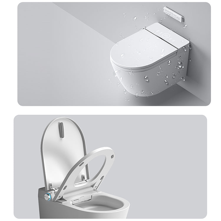 Modern White Wall Mount Urine Toilet Siphon Jet Toilet Bowl with Toilet Seat Clearhalo 'Bathroom Remodel & Bathroom Fixtures' 'Home Improvement' 'home_improvement' 'home_improvement_toilets' 'Toilets & Bidets' 'Toilets' 6274749