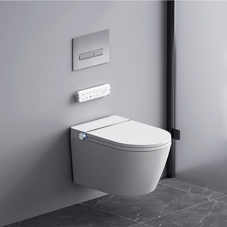 Modern White Wall Mount Urine Toilet Siphon Jet Toilet Bowl with Toilet Seat Clearhalo 'Bathroom Remodel & Bathroom Fixtures' 'Home Improvement' 'home_improvement' 'home_improvement_toilets' 'Toilets & Bidets' 'Toilets' 6274756