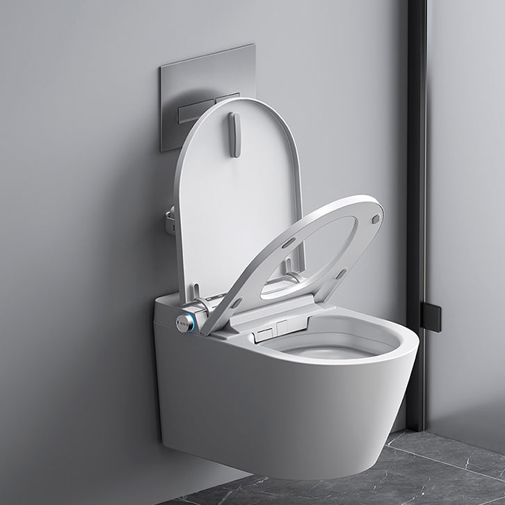 Modern White Wall Mount Urine Toilet Siphon Jet Toilet Bowl with Toilet Seat Clearhalo 'Bathroom Remodel & Bathroom Fixtures' 'Home Improvement' 'home_improvement' 'home_improvement_toilets' 'Toilets & Bidets' 'Toilets' 6274759