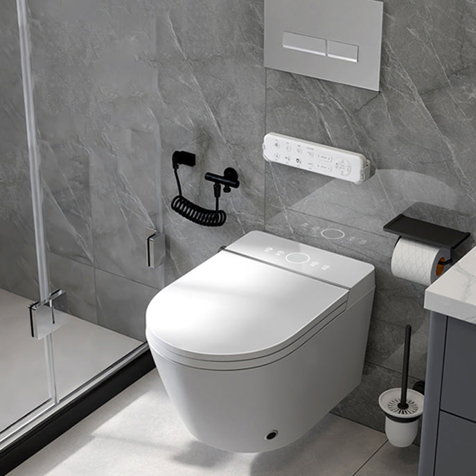 Modern White Wall Mount Urine Toilet Siphon Jet Toilet Bowl with Toilet Seat Clearhalo 'Bathroom Remodel & Bathroom Fixtures' 'Home Improvement' 'home_improvement' 'home_improvement_toilets' 'Toilets & Bidets' 'Toilets' 6274764