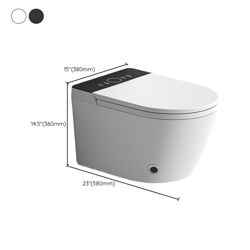 Modern White Wall Mount Urine Toilet Siphon Jet Toilet Bowl with Toilet Seat Clearhalo 'Bathroom Remodel & Bathroom Fixtures' 'Home Improvement' 'home_improvement' 'home_improvement_toilets' 'Toilets & Bidets' 'Toilets' 6274765