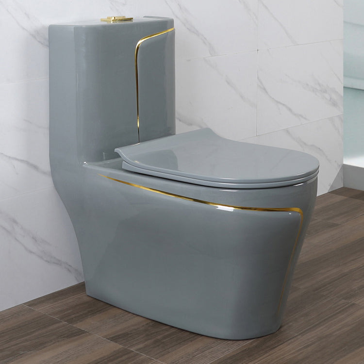 Traditional Floor Mounted Urine Toilet Siphon Jet Toilet Bowl with Toilet Seat Clearhalo 'Bathroom Remodel & Bathroom Fixtures' 'Home Improvement' 'home_improvement' 'home_improvement_toilets' 'Toilets & Bidets' 'Toilets' 6274786