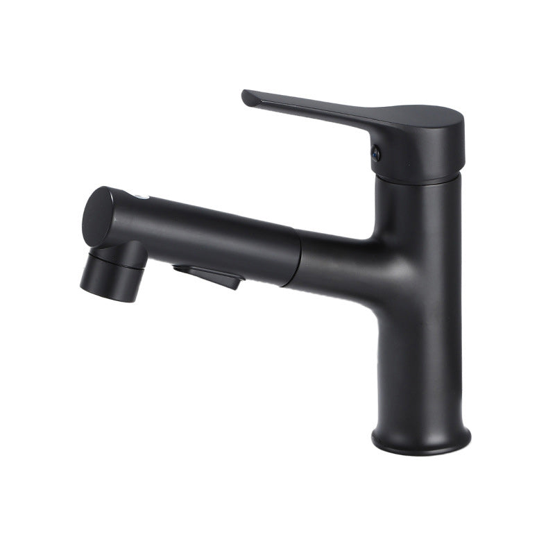 Modern Sink Faucet Solid Color Metal Vessel Sink Bathroom Faucet Clearhalo 'Bathroom Remodel & Bathroom Fixtures' 'Bathroom Sink Faucets' 'Bathroom Sinks & Faucet Components' 'bathroom_sink_faucets' 'Home Improvement' 'home_improvement' 'home_improvement_bathroom_sink_faucets' 6284668