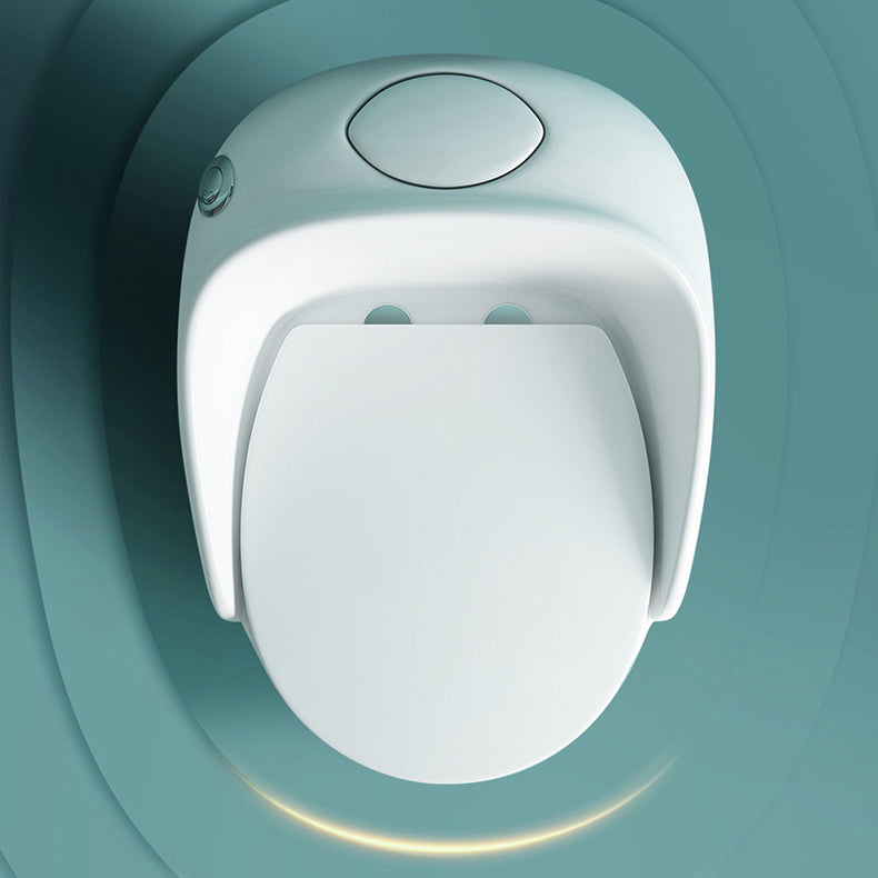 1-Piece Flush Toilet 1.2/1.6 GPF Elongated Toilet Bowl for Bathroom Clearhalo 'Bathroom Remodel & Bathroom Fixtures' 'Home Improvement' 'home_improvement' 'home_improvement_toilets' 'Toilets & Bidets' 'Toilets' 6288350