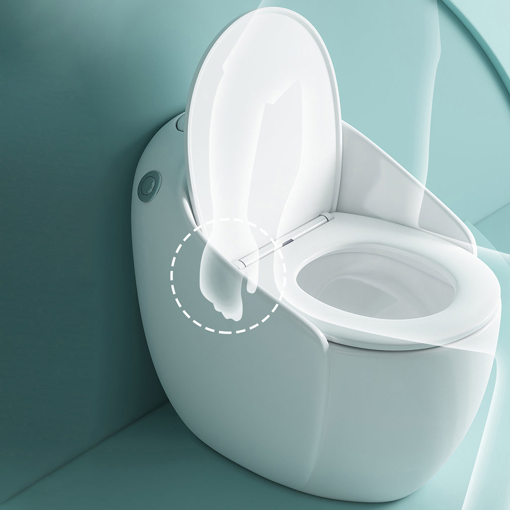 1-Piece Flush Toilet 1.2/1.6 GPF Elongated Toilet Bowl for Bathroom Clearhalo 'Bathroom Remodel & Bathroom Fixtures' 'Home Improvement' 'home_improvement' 'home_improvement_toilets' 'Toilets & Bidets' 'Toilets' 6288357