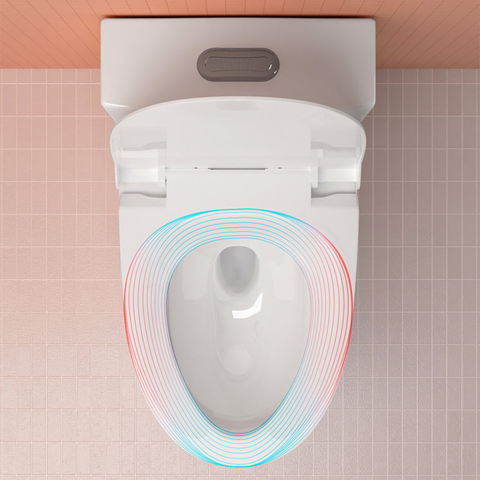 1-Piece Flush Toilet 1.2/1.6 GPF Elongated Toilet Bowl for Bathroom Clearhalo 'Bathroom Remodel & Bathroom Fixtures' 'Home Improvement' 'home_improvement' 'home_improvement_toilets' 'Toilets & Bidets' 'Toilets' 6288365