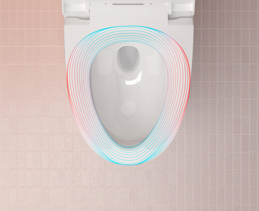 1-Piece Flush Toilet 1.2/1.6 GPF Elongated Toilet Bowl for Bathroom Clearhalo 'Bathroom Remodel & Bathroom Fixtures' 'Home Improvement' 'home_improvement' 'home_improvement_toilets' 'Toilets & Bidets' 'Toilets' 6288366