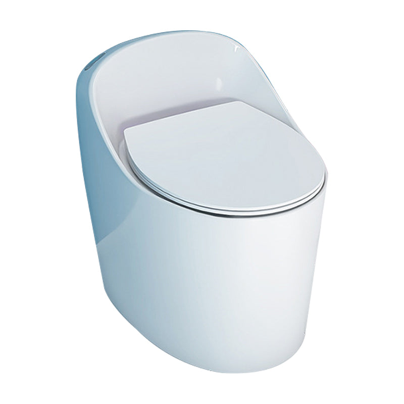 1-Piece Flush Toilet 1.2/1.6 GPF Elongated Toilet Bowl for Bathroom Clearhalo 'Bathroom Remodel & Bathroom Fixtures' 'Home Improvement' 'home_improvement' 'home_improvement_toilets' 'Toilets & Bidets' 'Toilets' 6288373