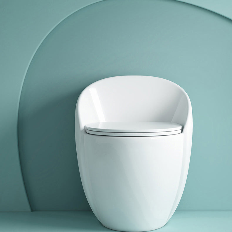 1-Piece Flush Toilet 1.2/1.6 GPF Elongated Toilet Bowl for Bathroom Clearhalo 'Bathroom Remodel & Bathroom Fixtures' 'Home Improvement' 'home_improvement' 'home_improvement_toilets' 'Toilets & Bidets' 'Toilets' 6288376