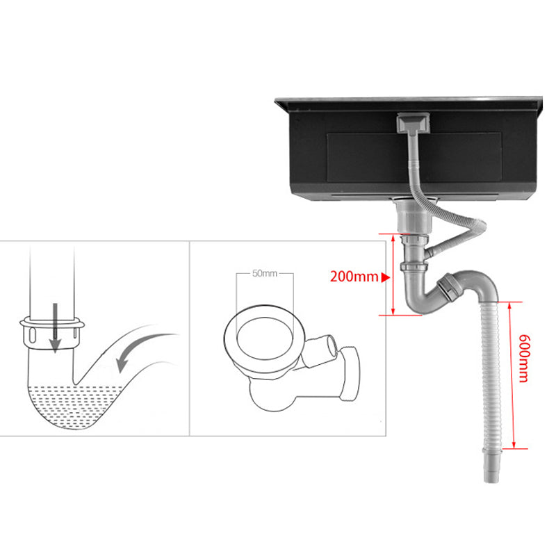 Modern Bar Prep Sink Stainless Steel Faucet and Drain Assembly Kitchen Sink Clearhalo 'Home Improvement' 'home_improvement' 'home_improvement_kitchen_sinks' 'Kitchen Remodel & Kitchen Fixtures' 'Kitchen Sinks & Faucet Components' 'Kitchen Sinks' 'kitchen_sinks' 6298387