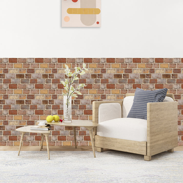 Artificial Brick Panel Wall Farmhouse Style Simple Home Living Room Wall Panel (5-pack) Clearhalo 'Flooring 'Home Improvement' 'home_improvement' 'home_improvement_wall_paneling' 'Wall Paneling' 'wall_paneling' 'Walls & Ceilings' Walls and Ceiling' 6298547