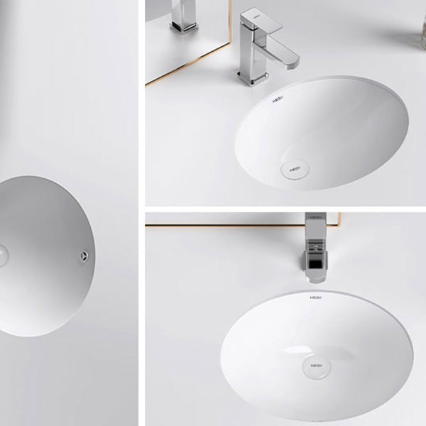 Modern Bathroom Sink Pop-Up Drain Porcelain Solid Color Oval-Shape Vessel Lavatory Sink Clearhalo 'Bathroom Remodel & Bathroom Fixtures' 'Bathroom Sinks & Faucet Components' 'Bathroom Sinks' 'bathroom_sink' 'Home Improvement' 'home_improvement' 'home_improvement_bathroom_sink' 6298774