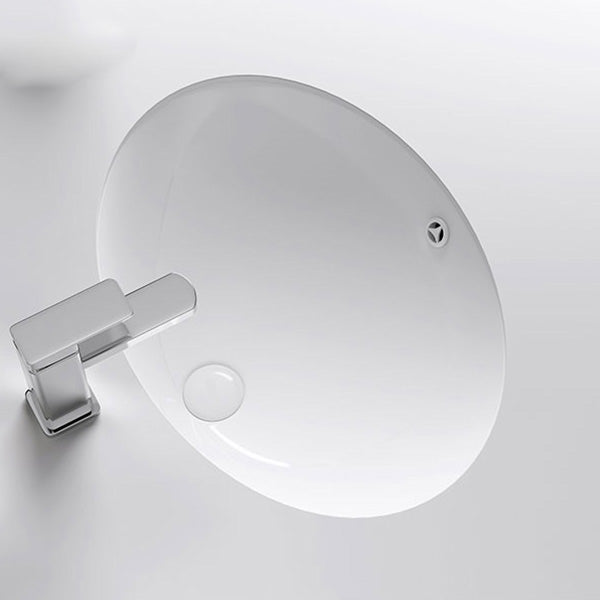 Modern Bathroom Sink Pop-Up Drain Porcelain Solid Color Oval-Shape Vessel Lavatory Sink Clearhalo 'Bathroom Remodel & Bathroom Fixtures' 'Bathroom Sinks & Faucet Components' 'Bathroom Sinks' 'bathroom_sink' 'Home Improvement' 'home_improvement' 'home_improvement_bathroom_sink' 6298783