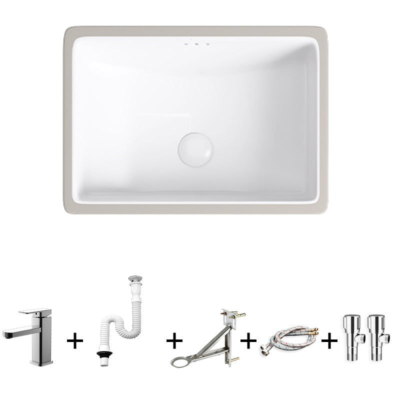 Modern Bathroom Sink Pop-Up Drain Porcelain Solid Color Oval-Shape Vessel Lavatory Sink 21"L x 14"W x 8"H Sink with Faucet Clearhalo 'Bathroom Remodel & Bathroom Fixtures' 'Bathroom Sinks & Faucet Components' 'Bathroom Sinks' 'bathroom_sink' 'Home Improvement' 'home_improvement' 'home_improvement_bathroom_sink' 6298789
