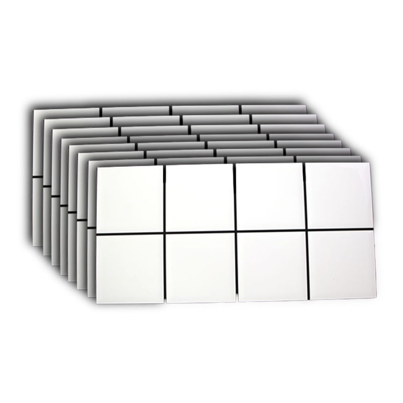 Retangular 23.62"x11.81" Mosaic Sheet Wall Tile Porcelain Brick Look Wall Tile Black White Clearhalo 'Floor Tiles & Wall Tiles' 'floor_tiles_wall_tiles' 'Flooring 'Home Improvement' 'home_improvement' 'home_improvement_floor_tiles_wall_tiles' Walls and Ceiling' 6299454