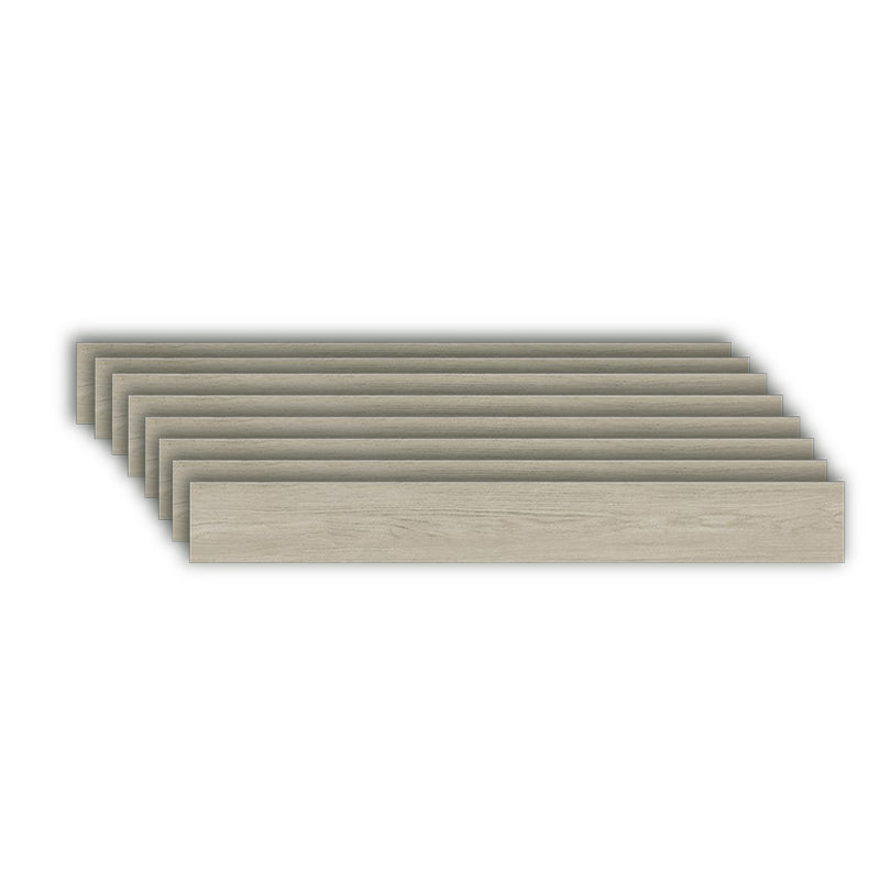 Retangular 5.9"x47.24" Porcelain Singular Tile Fabric Look Floor Tile Light Wood 80 Pieces Clearhalo 'Floor Tiles & Wall Tiles' 'floor_tiles_wall_tiles' 'Flooring 'Home Improvement' 'home_improvement' 'home_improvement_floor_tiles_wall_tiles' Walls and Ceiling' 6299458