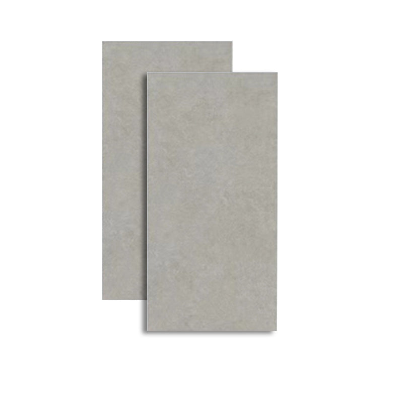 Retangular Ceramic Singular Tile Stone Pattern Singular Tile for Floor (2-Pack) Smoke Gray 30"L x 59"W x 0.4"H Clearhalo 'Floor Tiles & Wall Tiles' 'floor_tiles_wall_tiles' 'Flooring 'Home Improvement' 'home_improvement' 'home_improvement_floor_tiles_wall_tiles' Walls and Ceiling' 6299534