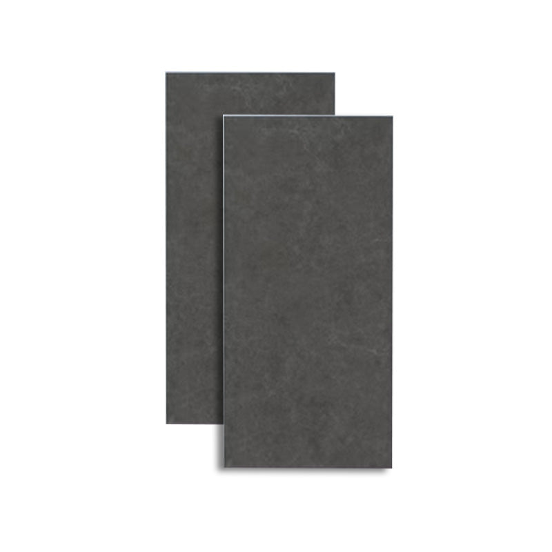 Retangular Ceramic Singular Tile Stone Pattern Singular Tile for Floor (2-Pack) Dark Gray 30"L x 59"W x 0.4"H Clearhalo 'Floor Tiles & Wall Tiles' 'floor_tiles_wall_tiles' 'Flooring 'Home Improvement' 'home_improvement' 'home_improvement_floor_tiles_wall_tiles' Walls and Ceiling' 6299540