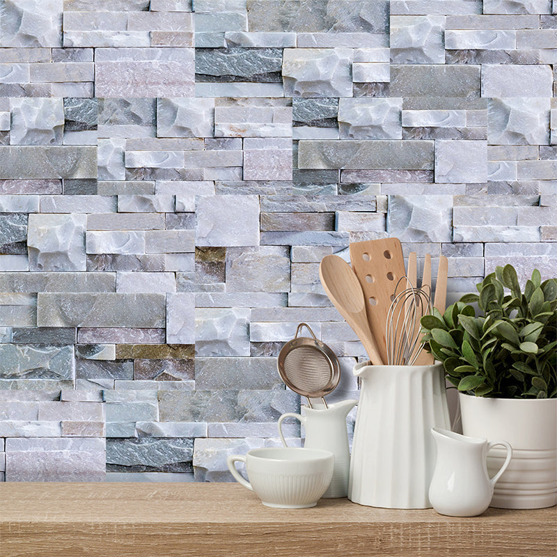 Peel and stick stacked stone deals tile