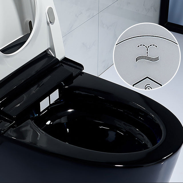Concealed Tank Toilet Floor Mount Heated Seat One-Piece Toilet with Slow Close Seat Clearhalo 'Bathroom Remodel & Bathroom Fixtures' 'Home Improvement' 'home_improvement' 'home_improvement_toilets' 'Toilets & Bidets' 'Toilets' 6300531