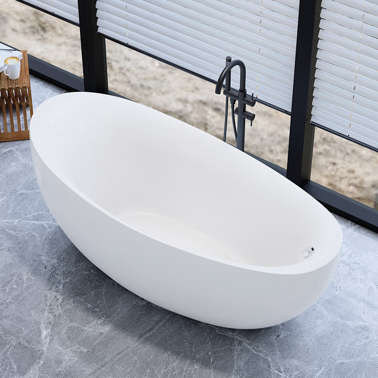 Bathroom Modern Single Slipper Bathtub Stand Alone Acrylic Bath Tub Clearhalo 'Bathroom Remodel & Bathroom Fixtures' 'Bathtubs' 'Home Improvement' 'home_improvement' 'home_improvement_bathtubs' 'Showers & Bathtubs' 6310335