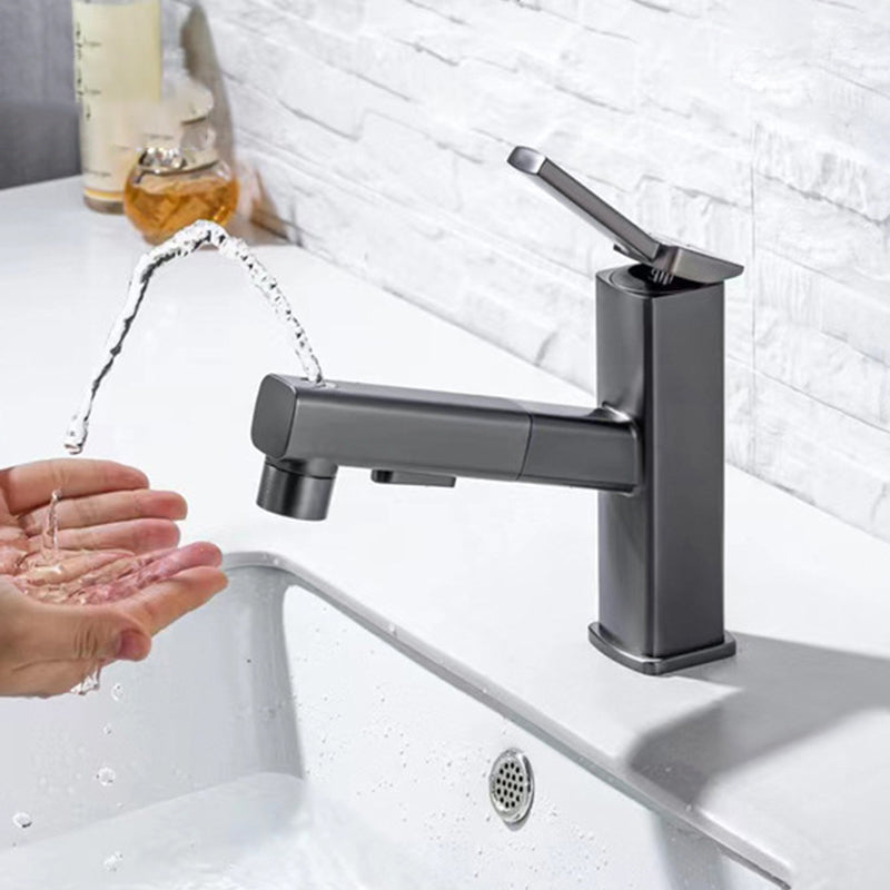 Contemporary Sink Faucet Plian Low Arc Vessel Sink Bathroom Faucet Clearhalo 'Bathroom Remodel & Bathroom Fixtures' 'Bathroom Sink Faucets' 'Bathroom Sinks & Faucet Components' 'bathroom_sink_faucets' 'Home Improvement' 'home_improvement' 'home_improvement_bathroom_sink_faucets' 6311487