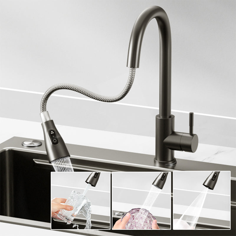 Contemporary Style Kitchen Sink Set Stainless Steel Friction Resistant Kitchen Sink Set Clearhalo 'Home Improvement' 'home_improvement' 'home_improvement_kitchen_sinks' 'Kitchen Remodel & Kitchen Fixtures' 'Kitchen Sinks & Faucet Components' 'Kitchen Sinks' 'kitchen_sinks' 6311695