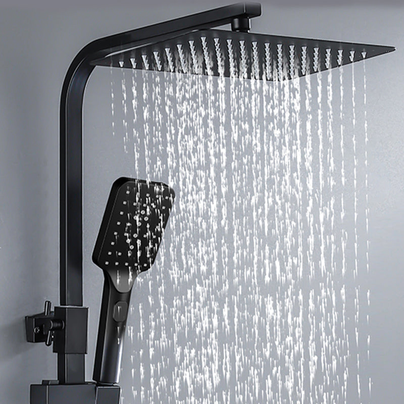 Modern Shower System Slide Bar Handheld Shower Head Wall Mounted Shower Set Clearhalo 'Bathroom Remodel & Bathroom Fixtures' 'Home Improvement' 'home_improvement' 'home_improvement_shower_faucets' 'Shower Faucets & Systems' 'shower_faucets' 'Showers & Bathtubs Plumbing' 'Showers & Bathtubs' 6312115