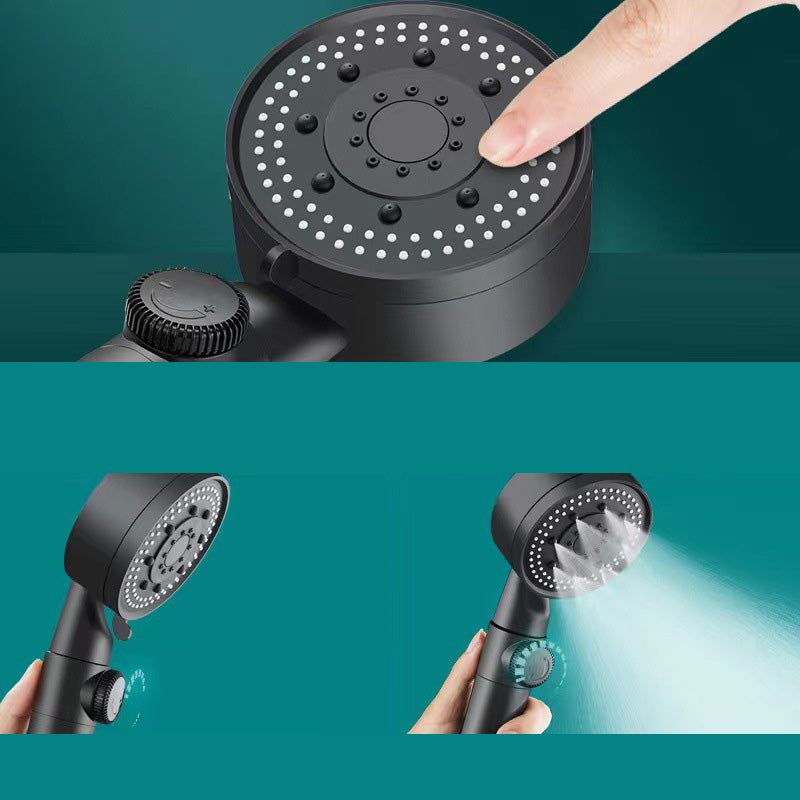 Plastic Shower Head Modern Handheld Shower Head with Adjustable Spray Pattern Clearhalo 'Bathroom Remodel & Bathroom Fixtures' 'Home Improvement' 'home_improvement' 'home_improvement_shower_heads' 'Shower Heads' 'shower_heads' 'Showers & Bathtubs Plumbing' 'Showers & Bathtubs' 6312215