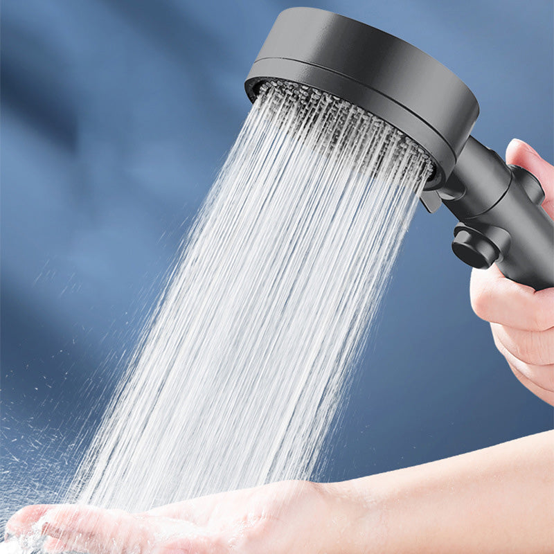 Modern Shower Head Plastic Bathroom Shower Head with Adjustable Spray Pattern Grey Clearhalo 'Bathroom Remodel & Bathroom Fixtures' 'Home Improvement' 'home_improvement' 'home_improvement_shower_heads' 'Shower Heads' 'shower_heads' 'Showers & Bathtubs Plumbing' 'Showers & Bathtubs' 6312259