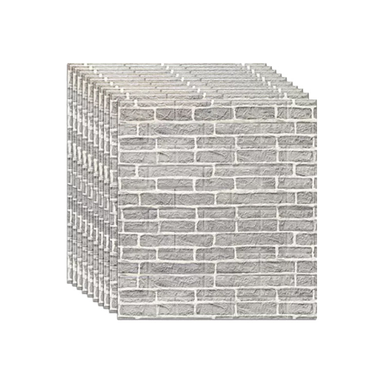 Artificial Stone Wall Plate Industrial Style Simple Home Living Room Wall Panel (10-piece) Light Gray Clearhalo 'Flooring 'Home Improvement' 'home_improvement' 'home_improvement_wall_paneling' 'Wall Paneling' 'wall_paneling' 'Walls & Ceilings' Walls and Ceiling' 6312577
