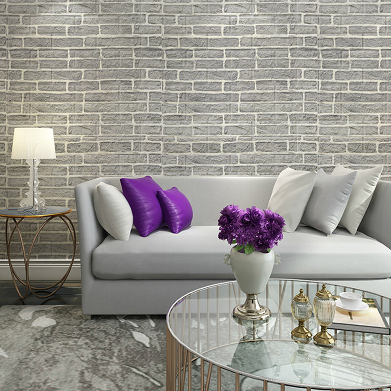 Artificial Stone Wall Plate Industrial Style Simple Home Living Room Wall Panel (10-piece) Light Gray 100-Piece Set Clearhalo 'Flooring 'Home Improvement' 'home_improvement' 'home_improvement_wall_paneling' 'Wall Paneling' 'wall_paneling' 'Walls & Ceilings' Walls and Ceiling' 6312581