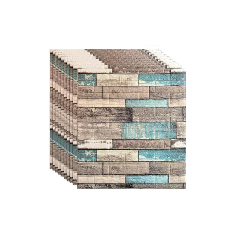 Artificial Stone Wall Plate Industrial Style Simple Home Living Room Wall Panel (10-piece) Gray-Blue Clearhalo 'Flooring 'Home Improvement' 'home_improvement' 'home_improvement_wall_paneling' 'Wall Paneling' 'wall_paneling' 'Walls & Ceilings' Walls and Ceiling' 6312585