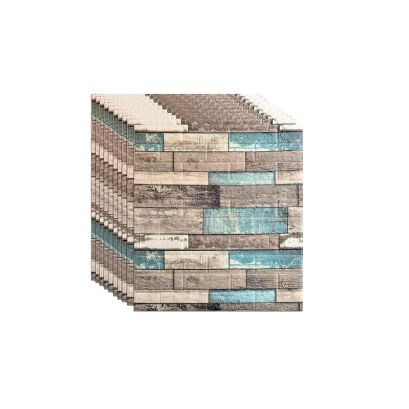 Artificial Brick Wall Plate Industrial Style Simple Home Living Room Wall Panel (1-Pack) Gray-Blue Clearhalo 'Flooring 'Home Improvement' 'home_improvement' 'home_improvement_wall_paneling' 'Wall Paneling' 'wall_paneling' 'Walls & Ceilings' Walls and Ceiling' 6312611