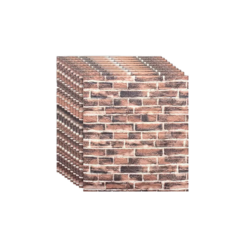 Artificial Brick Wall Plate Industrial Style Simple Home Living Room Wall Panel (1-Pack) Gray-Red Clearhalo 'Flooring 'Home Improvement' 'home_improvement' 'home_improvement_wall_paneling' 'Wall Paneling' 'wall_paneling' 'Walls & Ceilings' Walls and Ceiling' 6312613