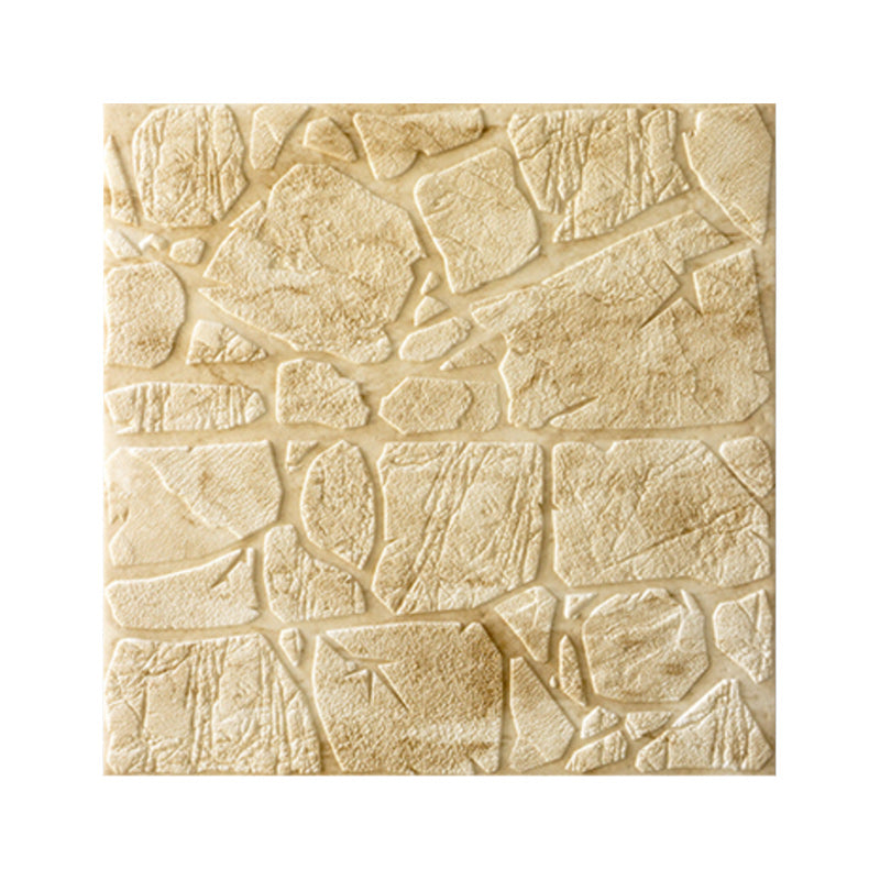 Artificial Stone Wall Plate Modern Simple Home Living Room Wall Panel (1-Pack) Light Yellow Clearhalo 'Flooring 'Home Improvement' 'home_improvement' 'home_improvement_wall_paneling' 'Wall Paneling' 'wall_paneling' 'Walls & Ceilings' Walls and Ceiling' 6312632