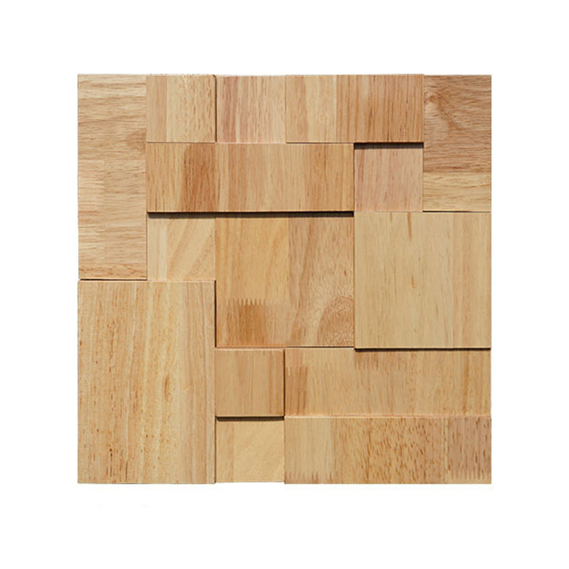 Solid Wood Wall Plate Modern Minimalist Home Living Room Wall Panel (1-pack) Natural 12" Clearhalo 'Flooring 'Home Improvement' 'home_improvement' 'home_improvement_wall_paneling' 'Wall Paneling' 'wall_paneling' 'Walls & Ceilings' Walls and Ceiling' 6312724