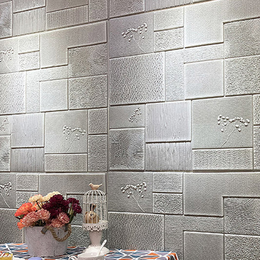 3D Artificial Stone Panel Wall Industrial Style Home Living Room Wall Plate (1-pack) Clearhalo 'Flooring 'Home Improvement' 'home_improvement' 'home_improvement_wall_paneling' 'Wall Paneling' 'wall_paneling' 'Walls & Ceilings' Walls and Ceiling' 6312849