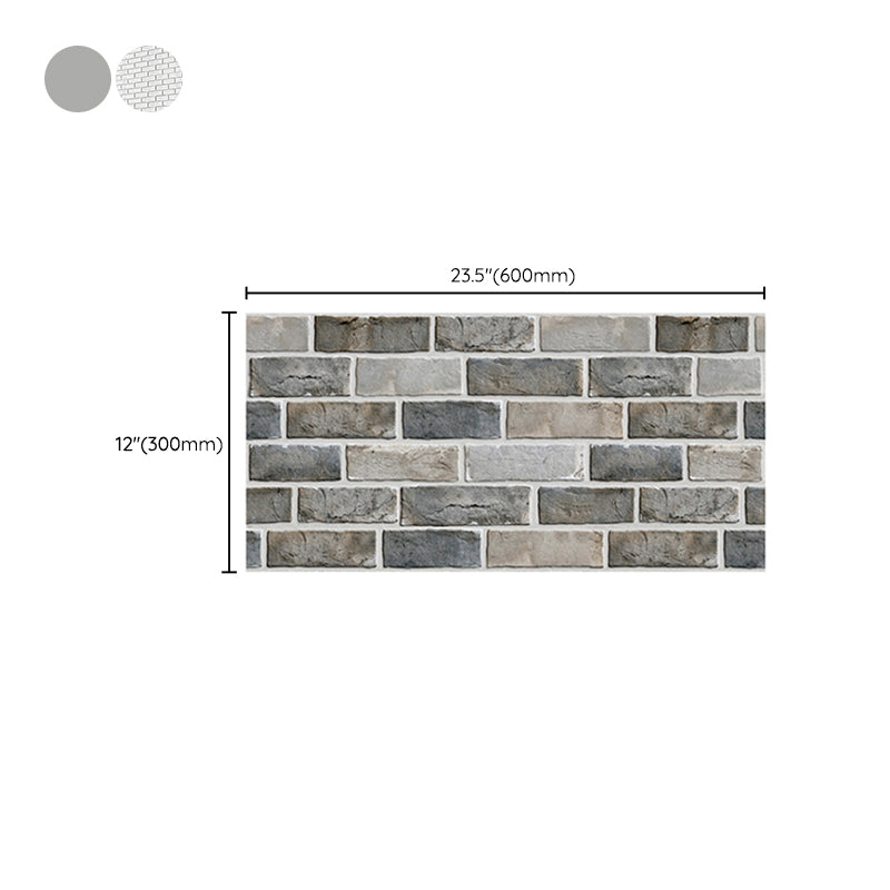 Retro Brick Wall Panel Industrial Style Home Living Room Bathroom Panel Wall (5-pack) Clearhalo 'Flooring 'Home Improvement' 'home_improvement' 'home_improvement_wall_paneling' 'Wall Paneling' 'wall_paneling' 'Walls & Ceilings' Walls and Ceiling' 6312988