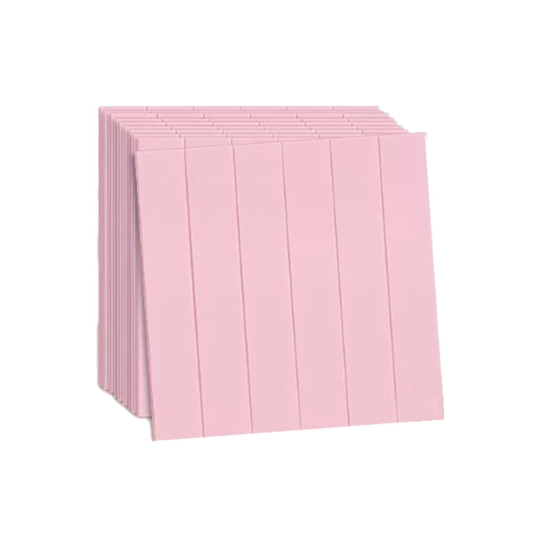 3D Wall Plate Farmhouse Style Simple Home Living Room Wall Panel (10-Pack) Pink Clearhalo 'Flooring 'Home Improvement' 'home_improvement' 'home_improvement_wall_paneling' 'Wall Paneling' 'wall_paneling' 'Walls & Ceilings' Walls and Ceiling' 6316185