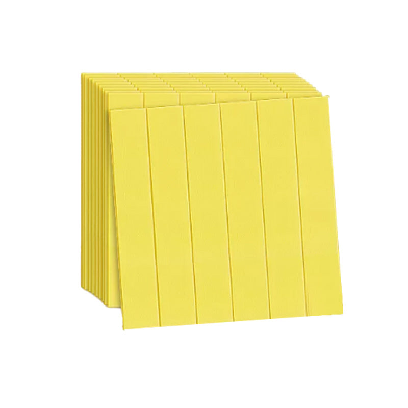 3D Wall Plate Farmhouse Style Simple Home Living Room Wall Panel (10-Pack) Yellow Clearhalo 'Flooring 'Home Improvement' 'home_improvement' 'home_improvement_wall_paneling' 'Wall Paneling' 'wall_paneling' 'Walls & Ceilings' Walls and Ceiling' 6316186