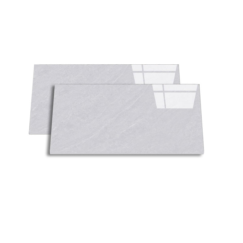 Retangular Ceramic 29.53"x59.06" Tile Glazed Singular Tile for Floor (2-Pack) Marble 36 Pieces Clearhalo 'Floor Tiles & Wall Tiles' 'floor_tiles_wall_tiles' 'Flooring 'Home Improvement' 'home_improvement' 'home_improvement_floor_tiles_wall_tiles' Walls and Ceiling' 6316214