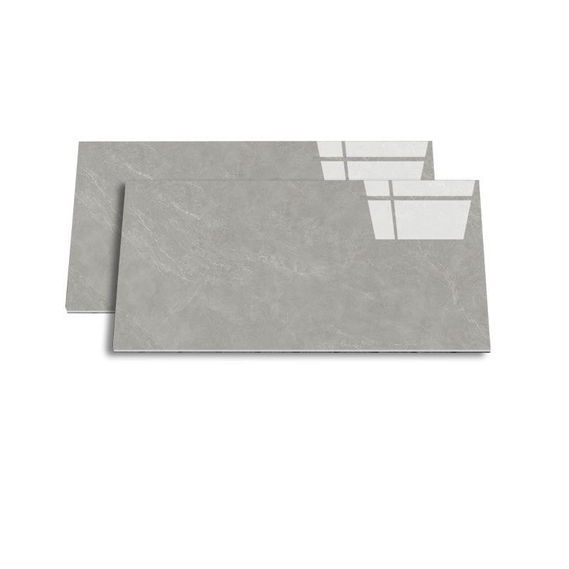 Retangular Ceramic 29.53"x59.06" Tile Glazed Singular Tile for Floor (2-Pack) Matte Gray 36 Pieces Clearhalo 'Floor Tiles & Wall Tiles' 'floor_tiles_wall_tiles' 'Flooring 'Home Improvement' 'home_improvement' 'home_improvement_floor_tiles_wall_tiles' Walls and Ceiling' 6316219