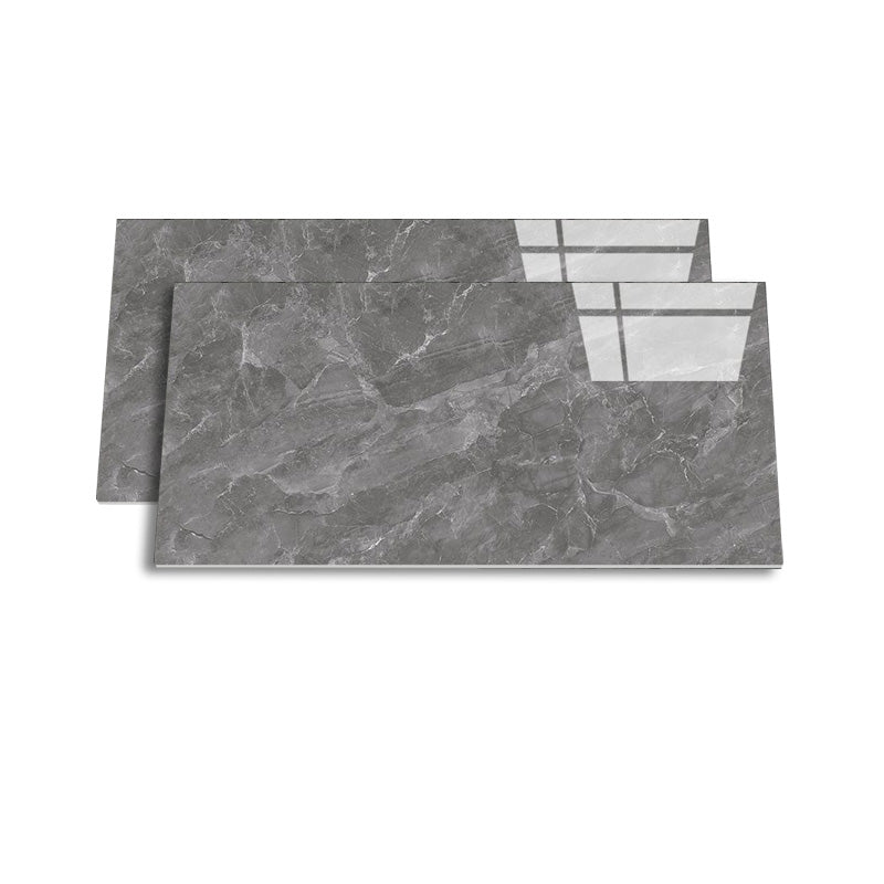 Retangular Ceramic 29.53"x59.06" Tile Glazed Singular Tile for Floor (2-Pack) Gray/White Striped 36 Pieces Clearhalo 'Floor Tiles & Wall Tiles' 'floor_tiles_wall_tiles' 'Flooring 'Home Improvement' 'home_improvement' 'home_improvement_floor_tiles_wall_tiles' Walls and Ceiling' 6316224