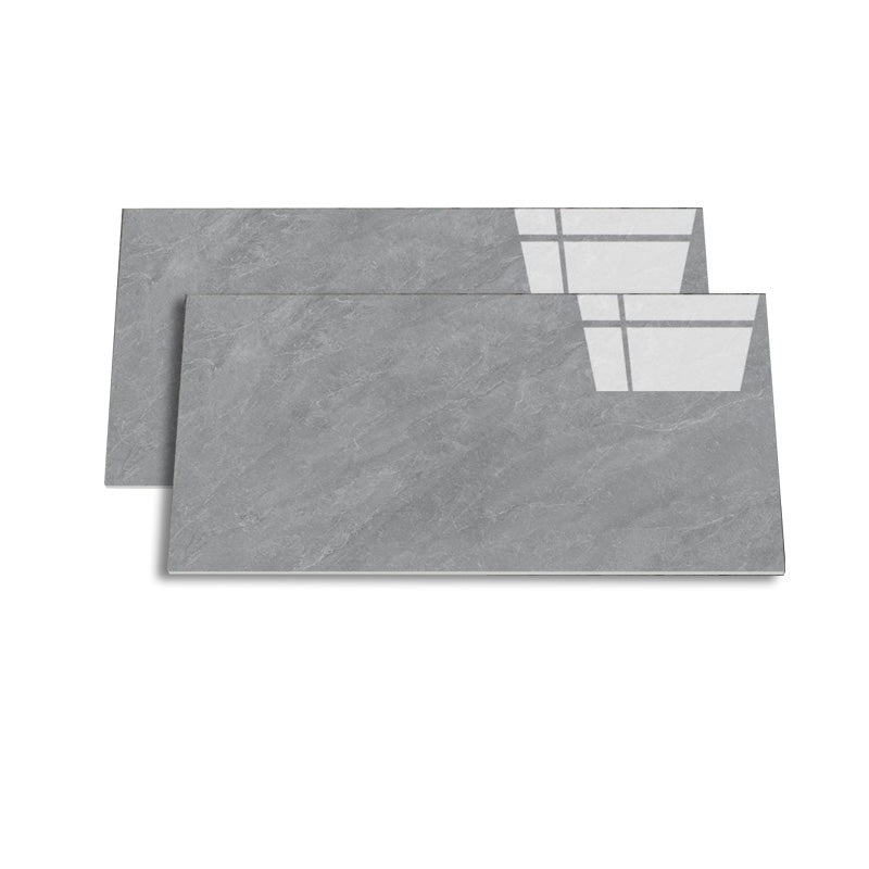 Retangular Ceramic 29.53"x59.06" Tile Glazed Singular Tile for Floor (2-Pack) Smoke Gray 36 Pieces Clearhalo 'Floor Tiles & Wall Tiles' 'floor_tiles_wall_tiles' 'Flooring 'Home Improvement' 'home_improvement' 'home_improvement_floor_tiles_wall_tiles' Walls and Ceiling' 6316231