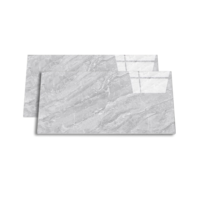 Retangular Ceramic 29.53"x59.06" Tile Glazed Singular Tile for Floor (2-Pack) Grey 36 Pieces Clearhalo 'Floor Tiles & Wall Tiles' 'floor_tiles_wall_tiles' 'Flooring 'Home Improvement' 'home_improvement' 'home_improvement_floor_tiles_wall_tiles' Walls and Ceiling' 6316249