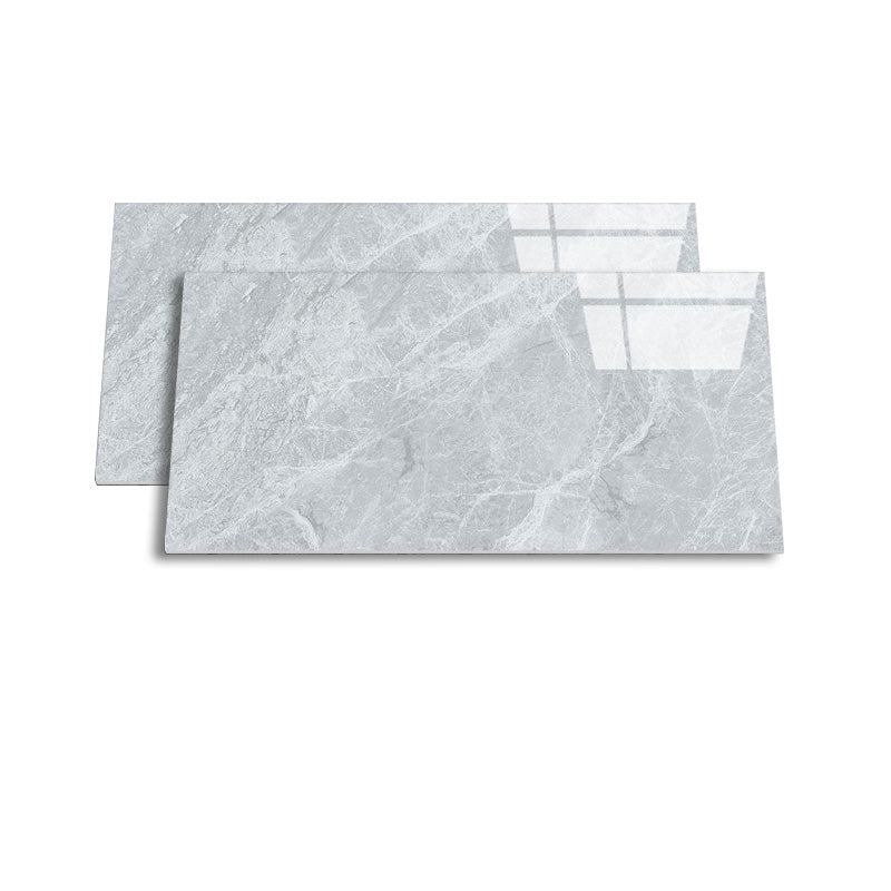 Retangular Ceramic 29.53"x59.06" Tile Glazed Singular Tile for Floor (2-Pack) Dark Heather Gray-White 36 Pieces Clearhalo 'Floor Tiles & Wall Tiles' 'floor_tiles_wall_tiles' 'Flooring 'Home Improvement' 'home_improvement' 'home_improvement_floor_tiles_wall_tiles' Walls and Ceiling' 6316253