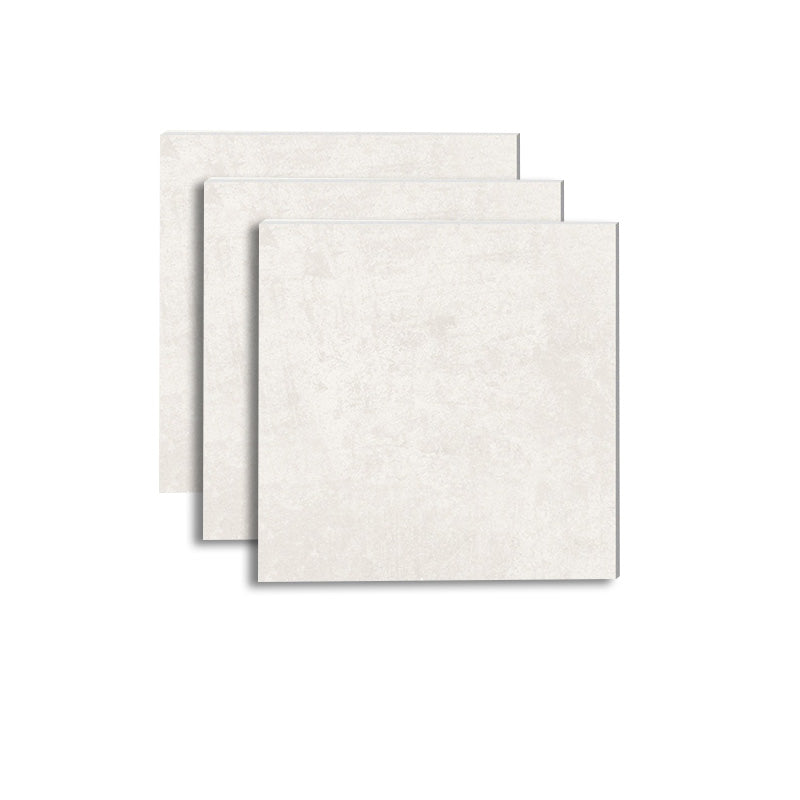 Modern Glazed Porcelain Tile Stone Pattern Singular Tile for Floor White 31"L x 31"W x 0.4"H Clearhalo 'Floor Tiles & Wall Tiles' 'floor_tiles_wall_tiles' 'Flooring 'Home Improvement' 'home_improvement' 'home_improvement_floor_tiles_wall_tiles' Walls and Ceiling' 6316261