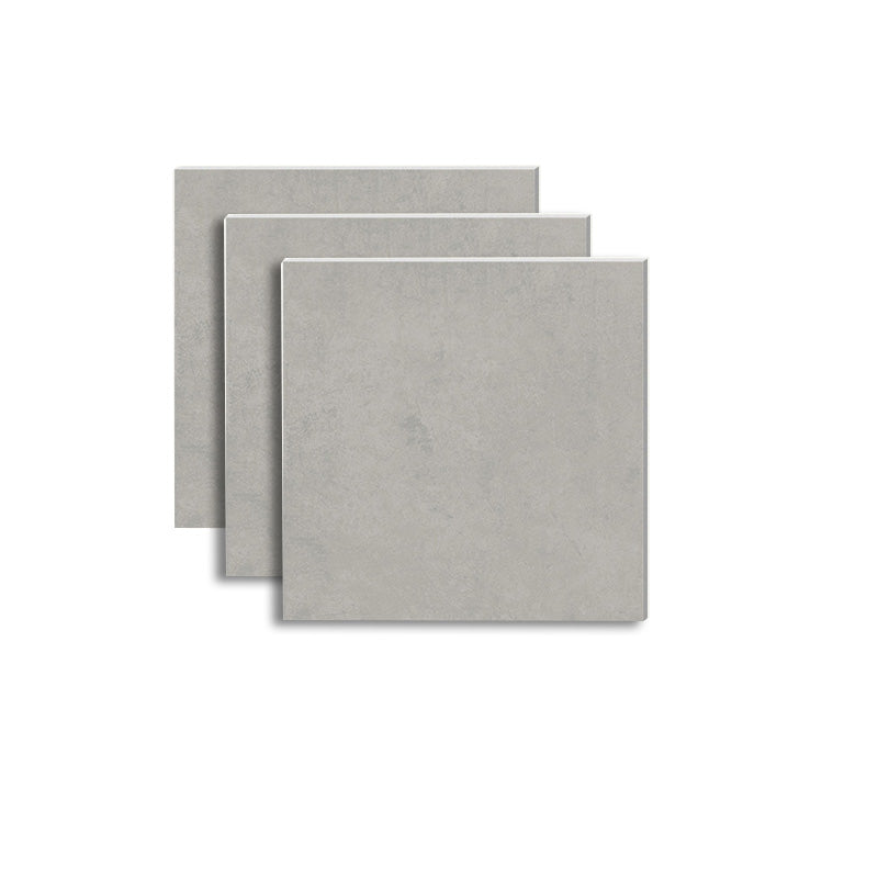 Modern Glazed Porcelain Tile Stone Pattern Singular Tile for Floor Grey 31"L x 31"W x 0.4"H Clearhalo 'Floor Tiles & Wall Tiles' 'floor_tiles_wall_tiles' 'Flooring 'Home Improvement' 'home_improvement' 'home_improvement_floor_tiles_wall_tiles' Walls and Ceiling' 6316271